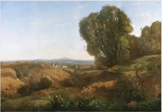 Souvenir de Roquemaure dans le Gard - Jean-Baptiste Camille Corot