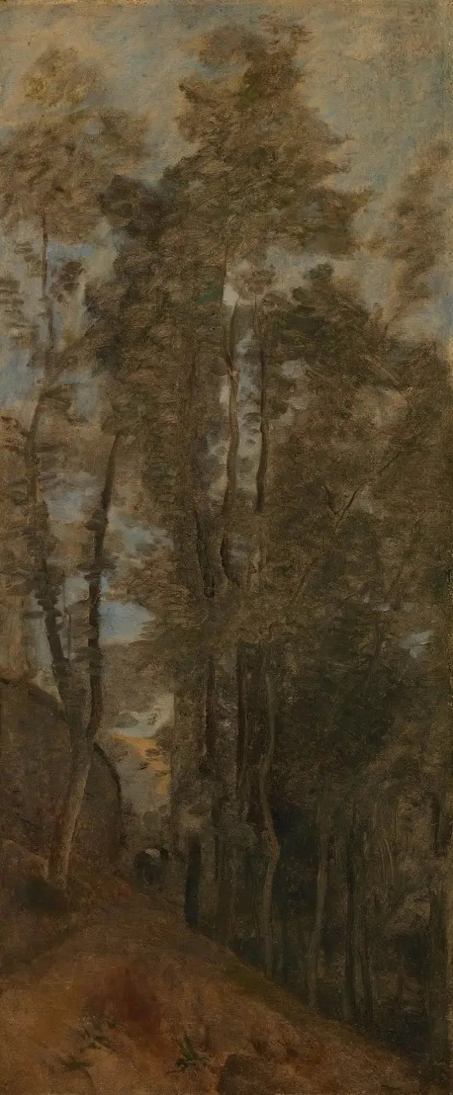 Souvenir des fortifications d'Arras - Jean-Baptiste Camille Corot image 1 reproduction de peinture à l’huile