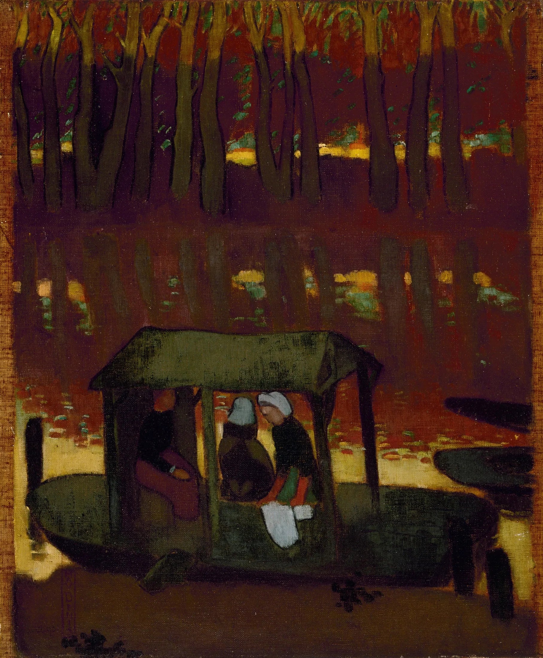 Souvenir du soir I - Maurice Denis image 1 reproduction de peinture à l’huile