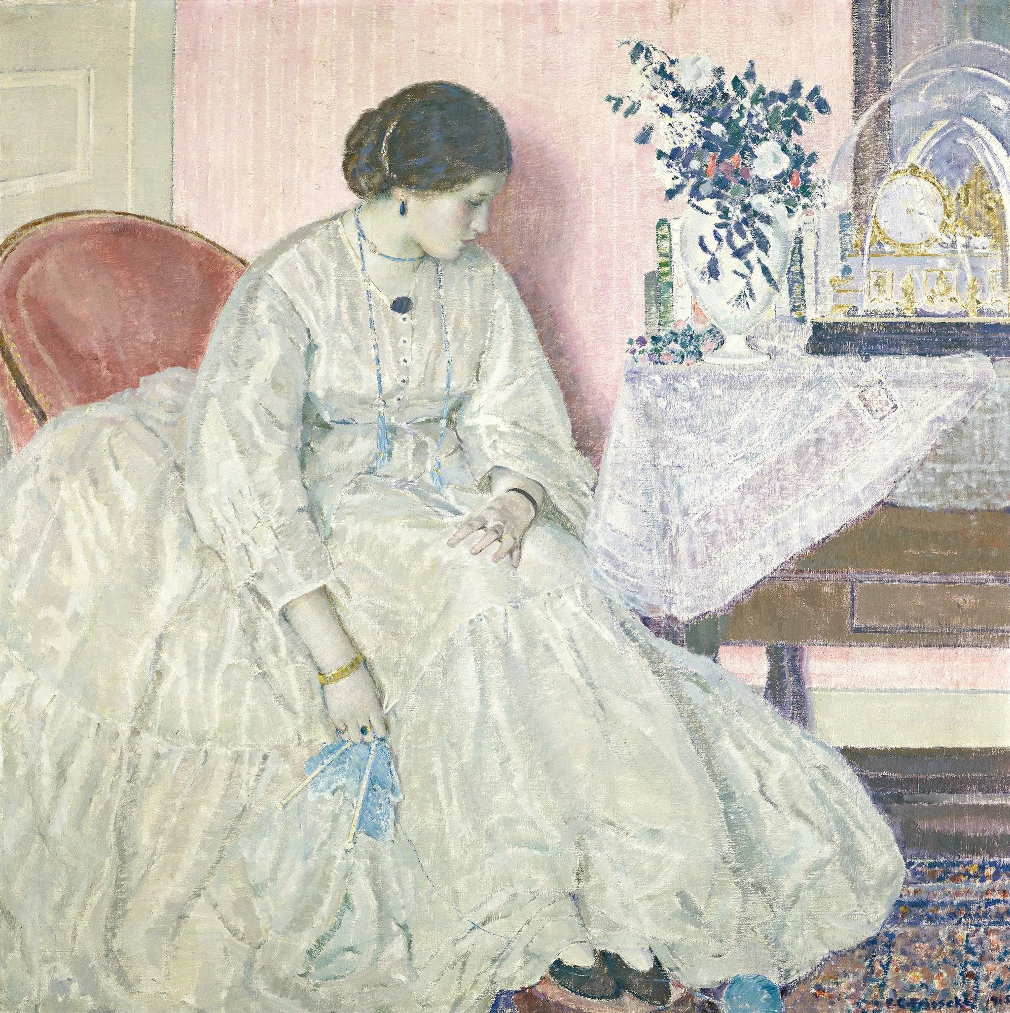 Souvenirs - Frederick Carl Frieseke image 1 tableau peint à l’huile sur toile