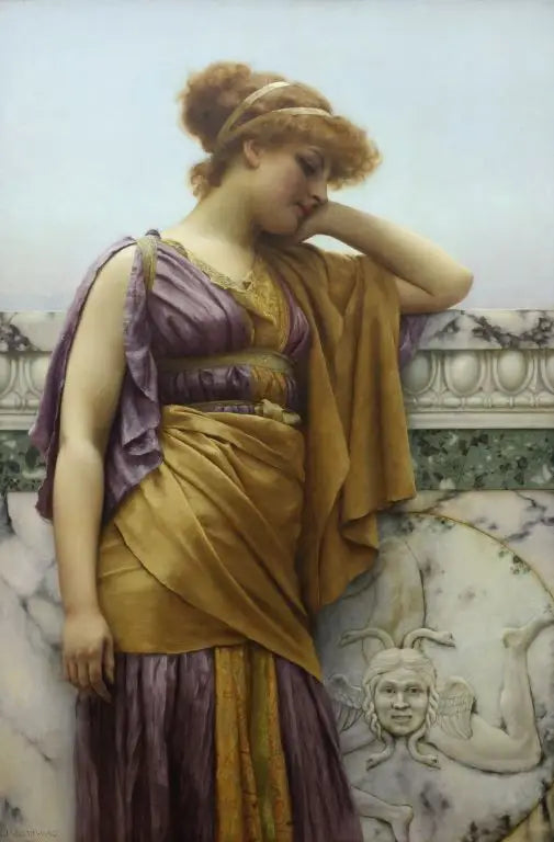 Souvenirs - John William Godward image 1 reproduction de peinture à l’huile
