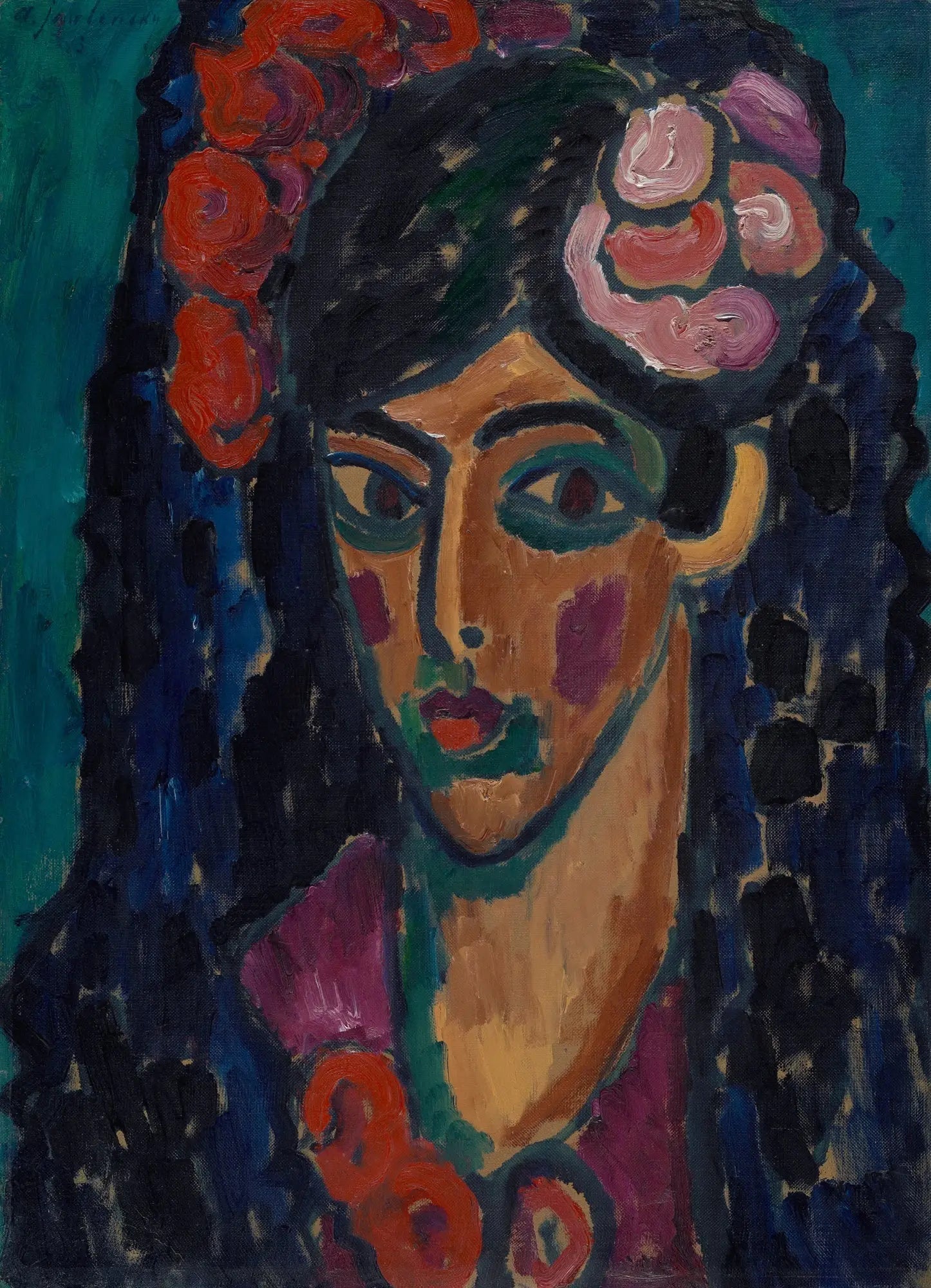 Spanierin - Alexej von Jawlensky image 1 reproduction d’œuvre d’art à l’huile