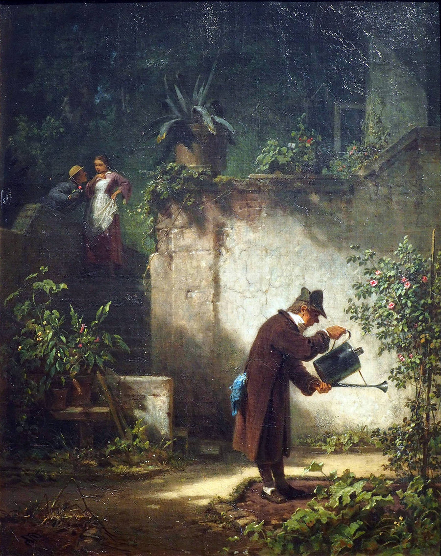 Der Gartenfreund - Carl Spitzweg