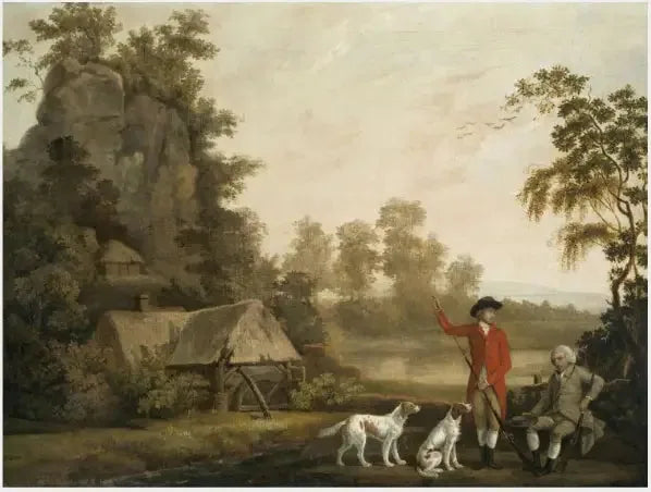 Sportifs au repos - George Stubbs image 1 tableau peint à l’huile sur toile