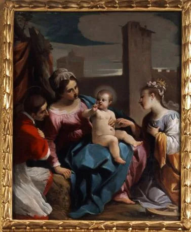 Sposalizio mistico di Santa Caterina - Guercino