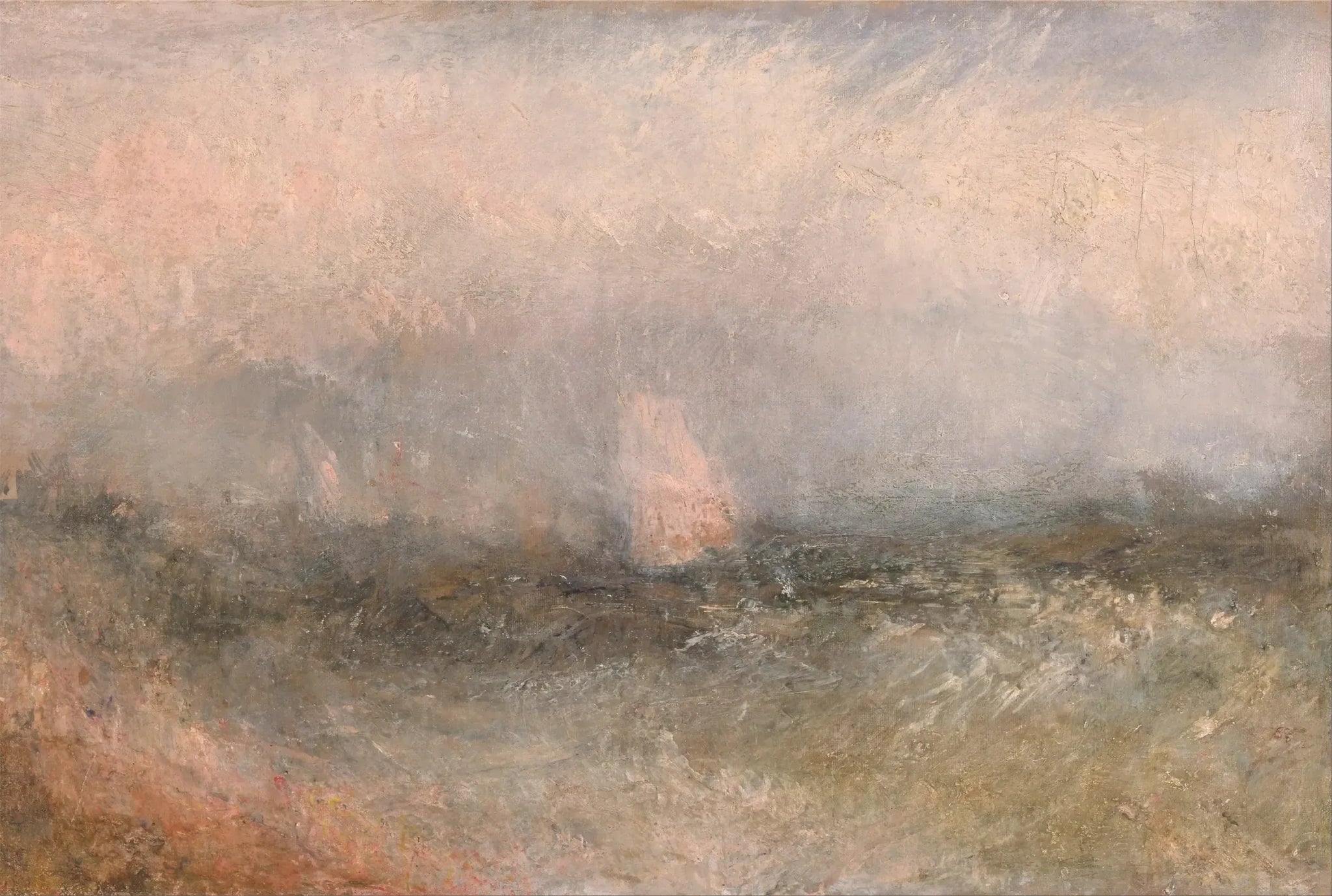 Squally Weather - J. M. W. Turner image 1 tableau peint à l’huile sur toile