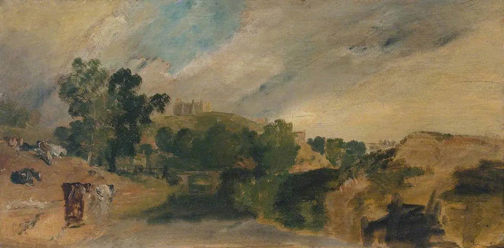 St Catherine’s Hill, Guildford - J. M. W. Turner image 1 copie de tableau peinte à la main