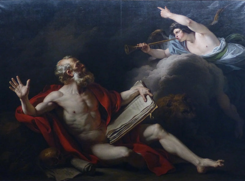 St Jérôme dans le désert écoutant la trompette du Jugement Dernier - François-André Vincent