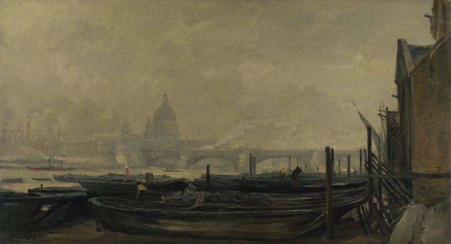 St Paul's du côté du Surrey - Charles-François Daubigny