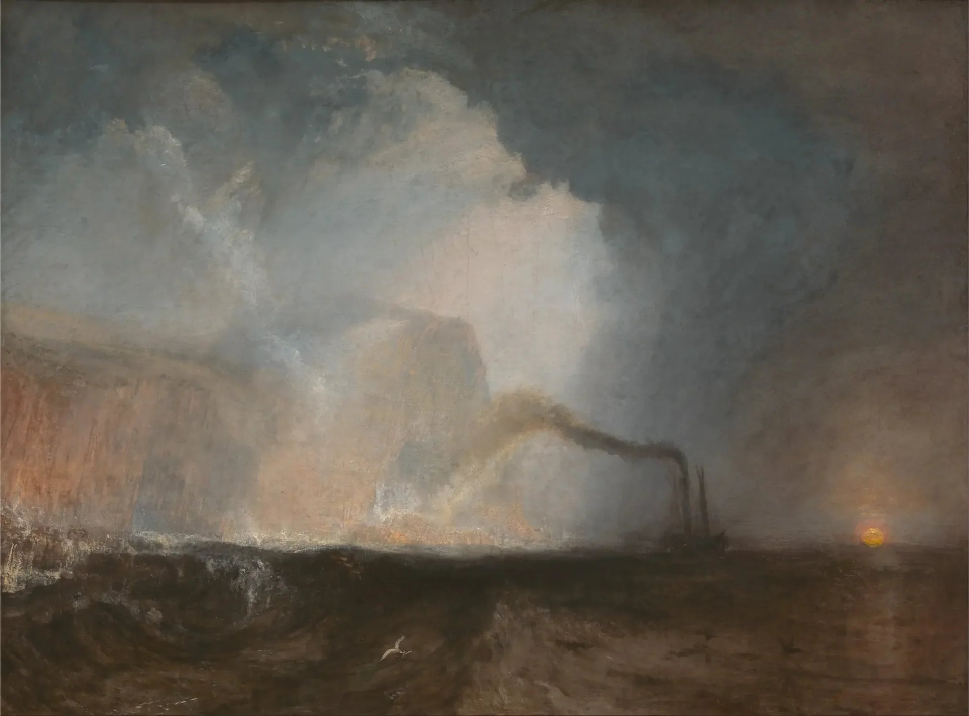 Staffa, Fingal's Cave - J. M. W. Turner image 1 reproduction d’œuvre d’art à l’huile