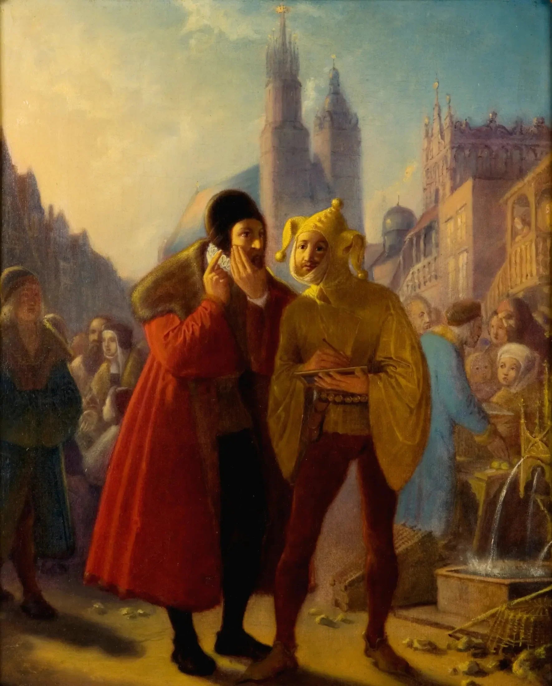 Stańczyk simule un mal de dents - Jan Matejko image 1 copie de tableau peinte à la main