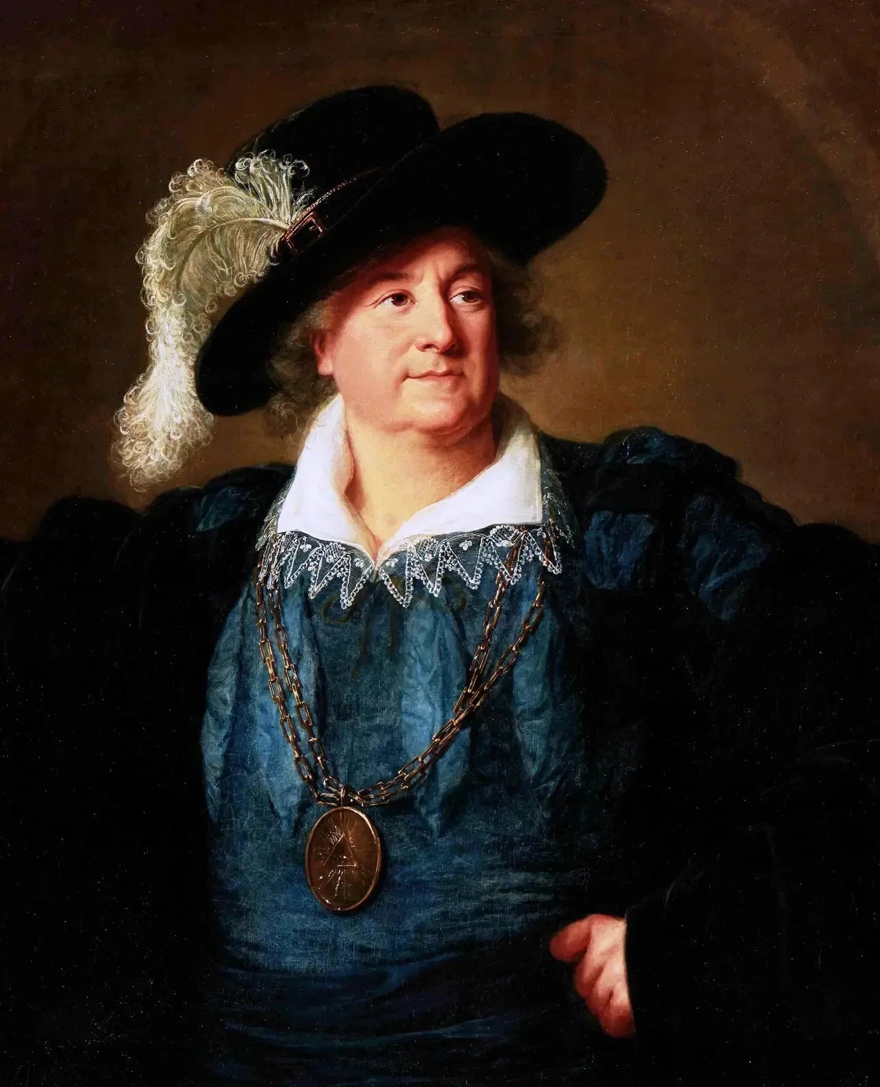 Stanislas Auguste avec l'emblème maçonnique sur sa poitrine - Élisabeth Vigée Le Brun image 1 reproduction d’œuvre d’art à l’huile