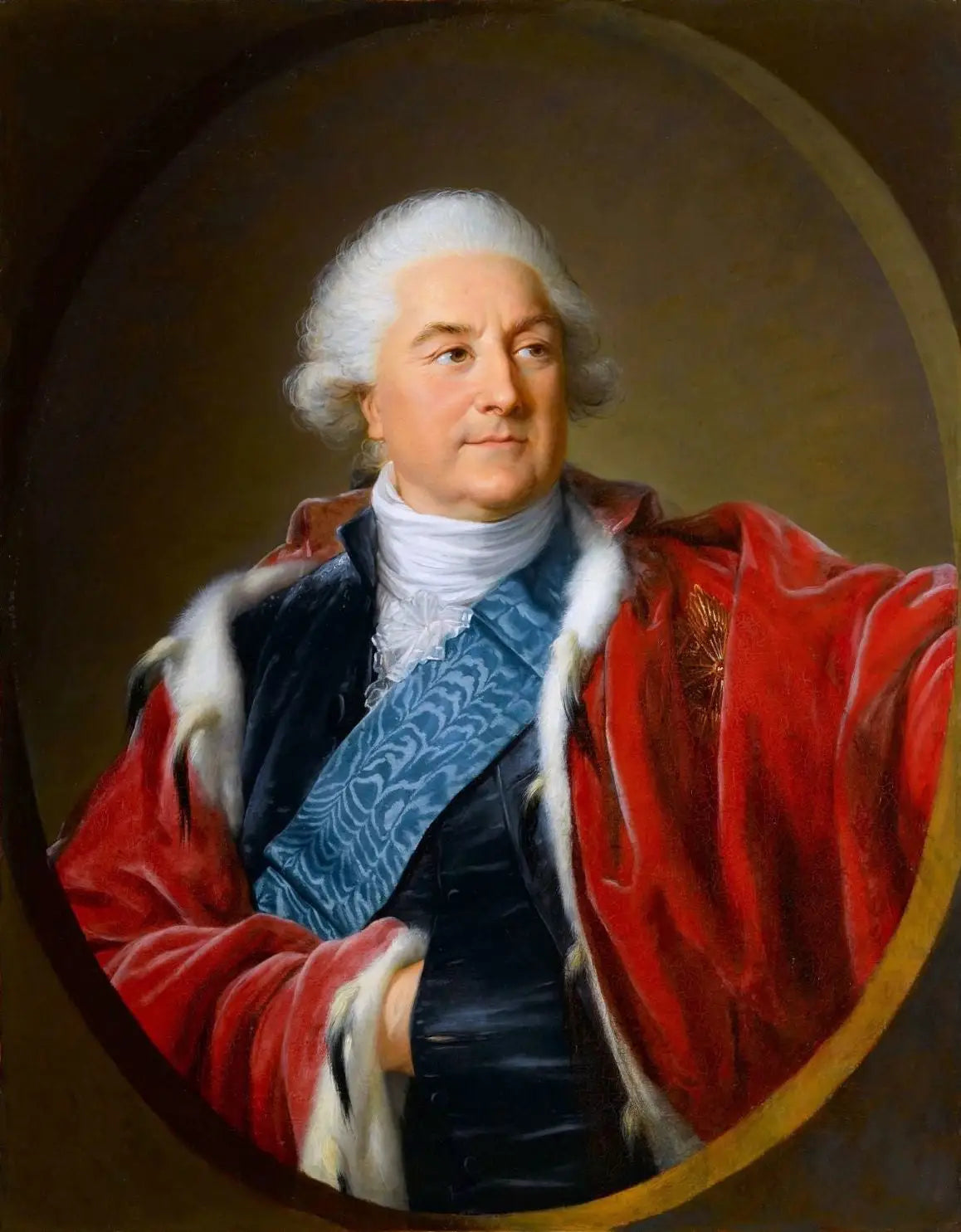 Stanislas Auguste Poniatowski, roi de Pologne (1732-1798) - Élisabeth Vigée Le Brun image 1 copie de tableau peinte à la main