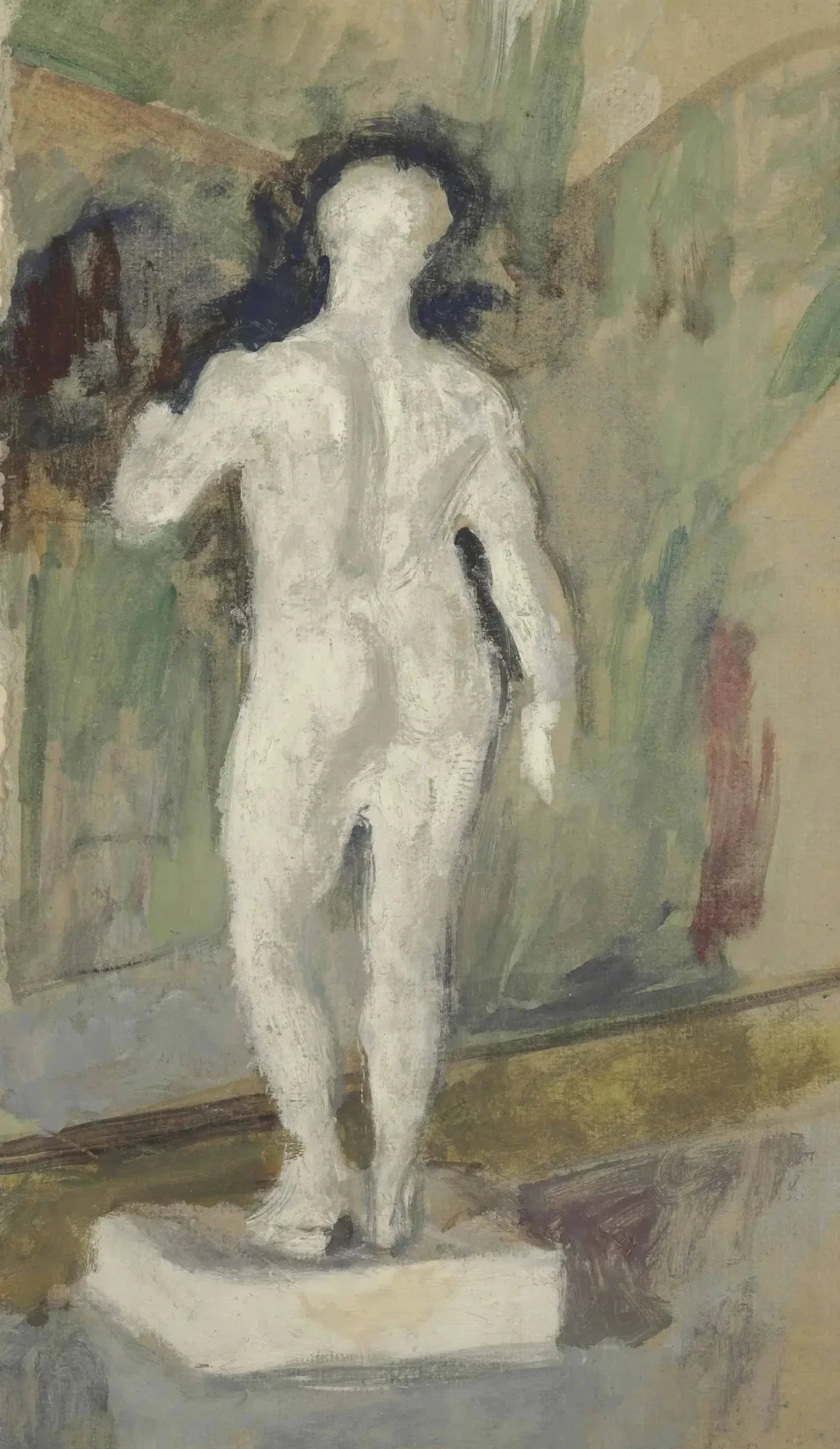 Statuaire - Édouard Vuillard image 1 copie de tableau peinte à la main