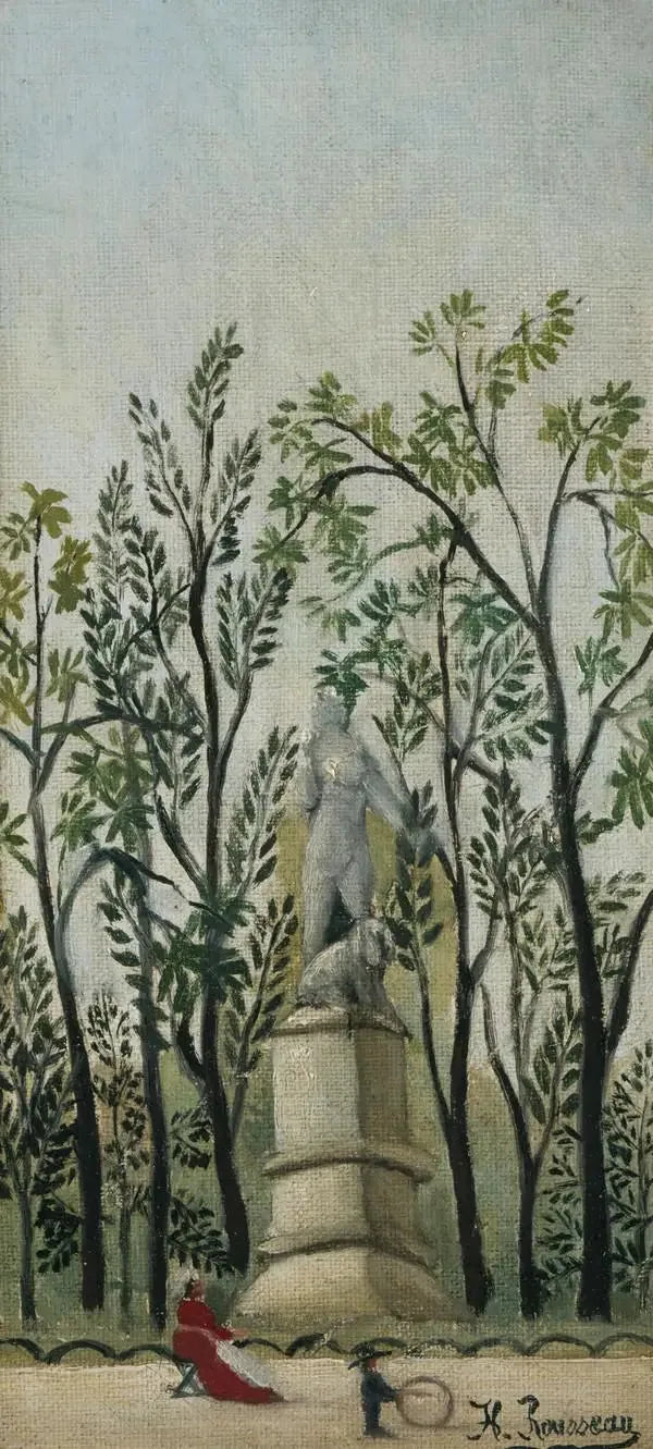 Statue de Diane au parc - Henri Rousseau