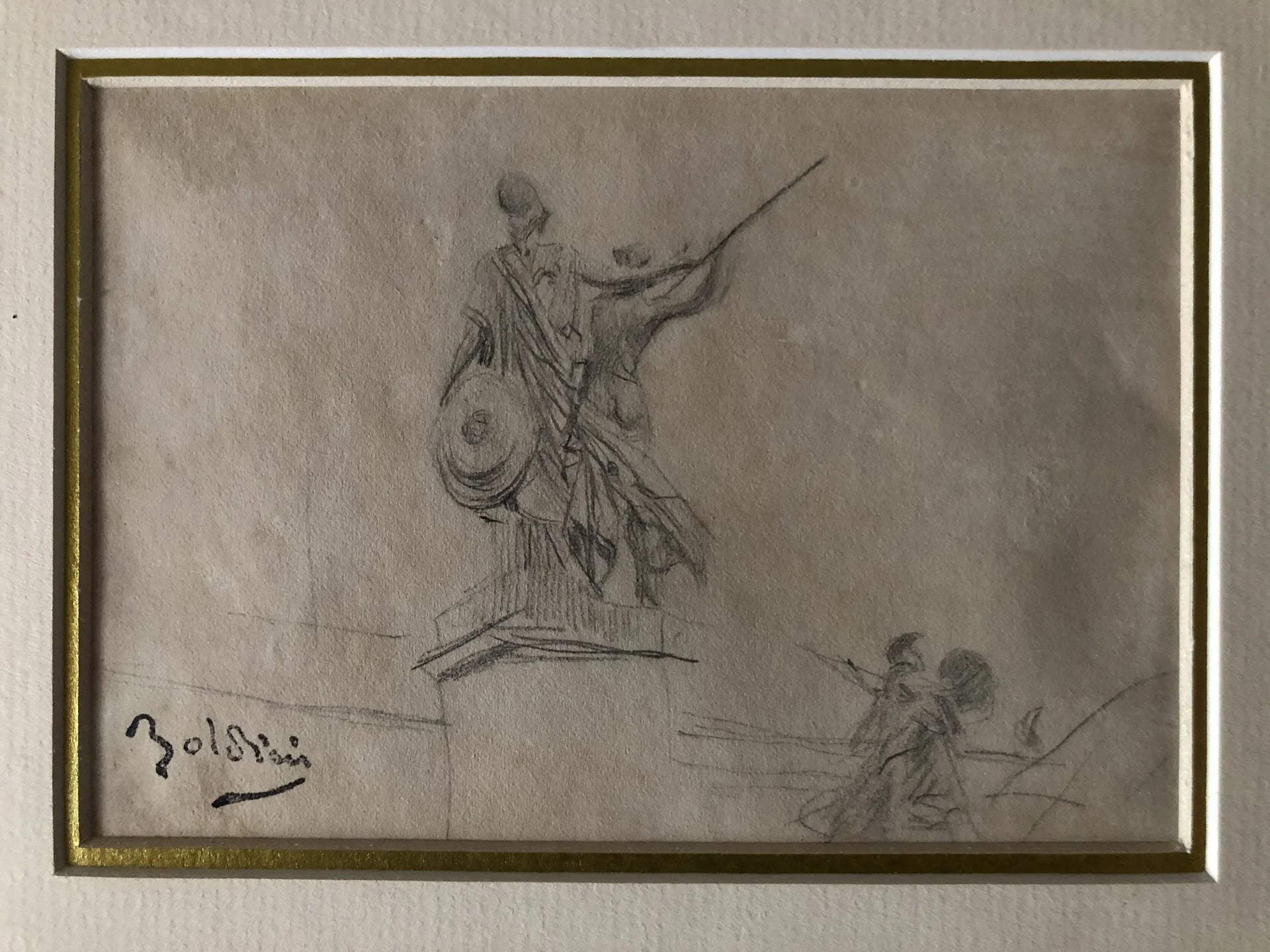 Statue - Giovanni Boldini image 1 tableau peint à l’huile sur toile