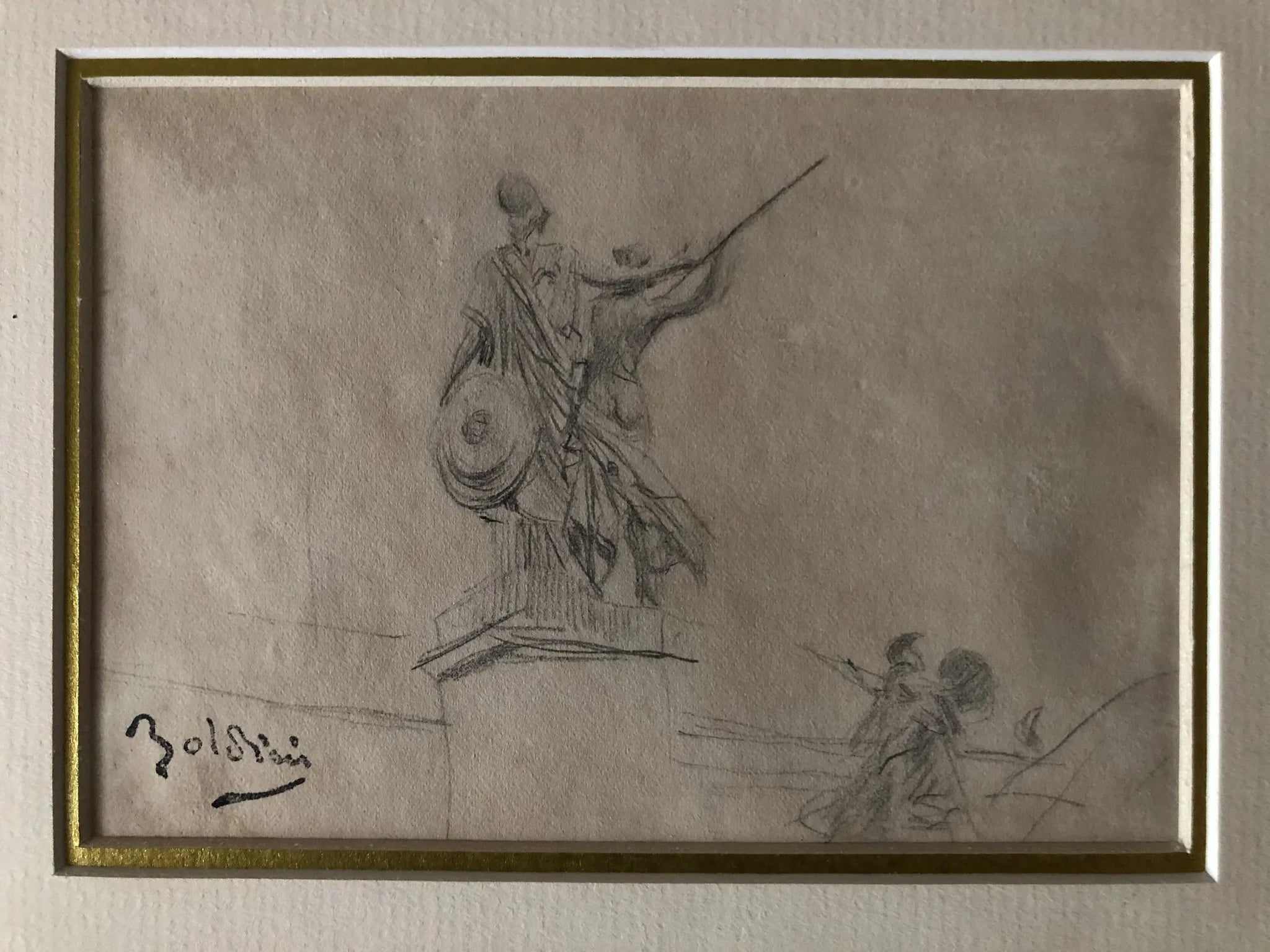 Statue - Giovanni Boldini image 1 tableau peint à l’huile sur toile