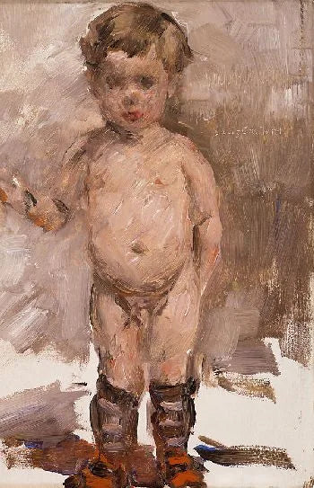 Stehender nackter Knabe - Lovis Corinth