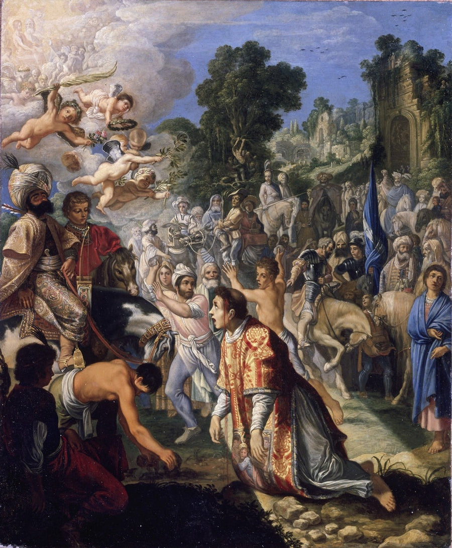 Steinigung des heiligen Stephanus - Adam Elsheimer