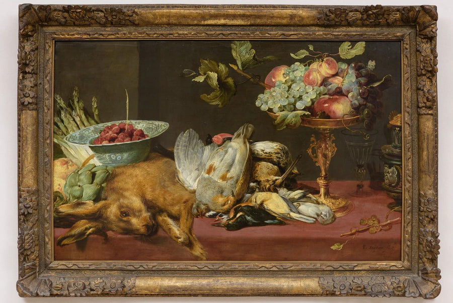 Stilleven met klein wild en vruchten - Frans Snyders