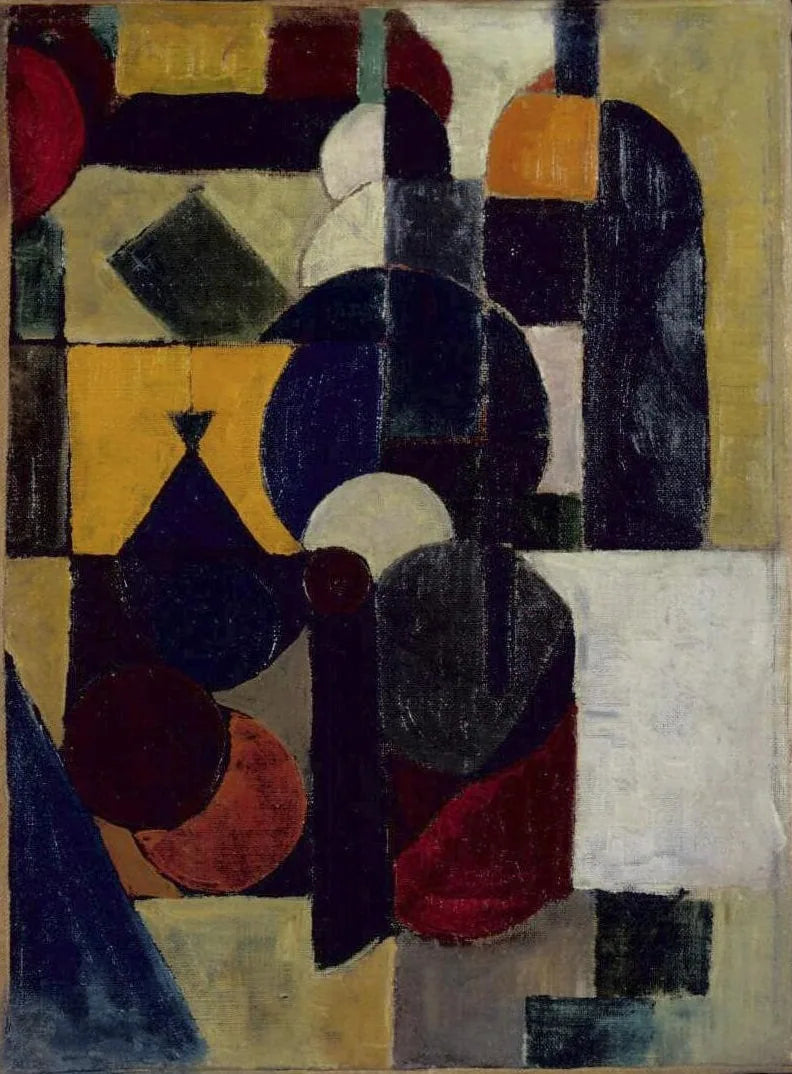 Stilleven - Theo van Doesburg image 1 reproduction d’œuvre d’art à l’huile