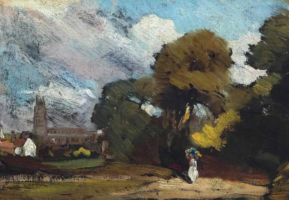 Stoke-by-Nayland - John Constable image 1 copie de tableau peinte à la main