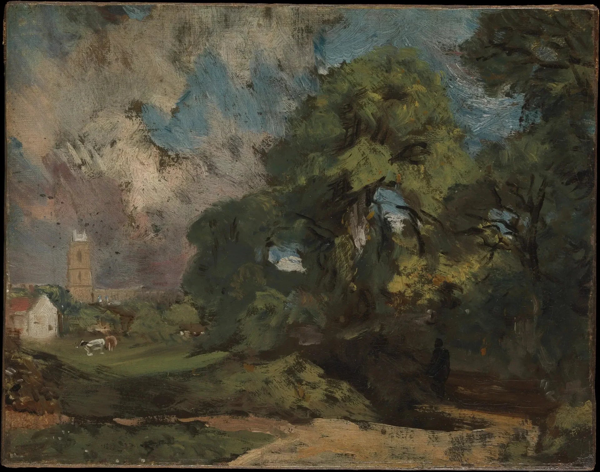 Stoke-by-Nayland - John Constable image 1 reproduction artisanale de tableau