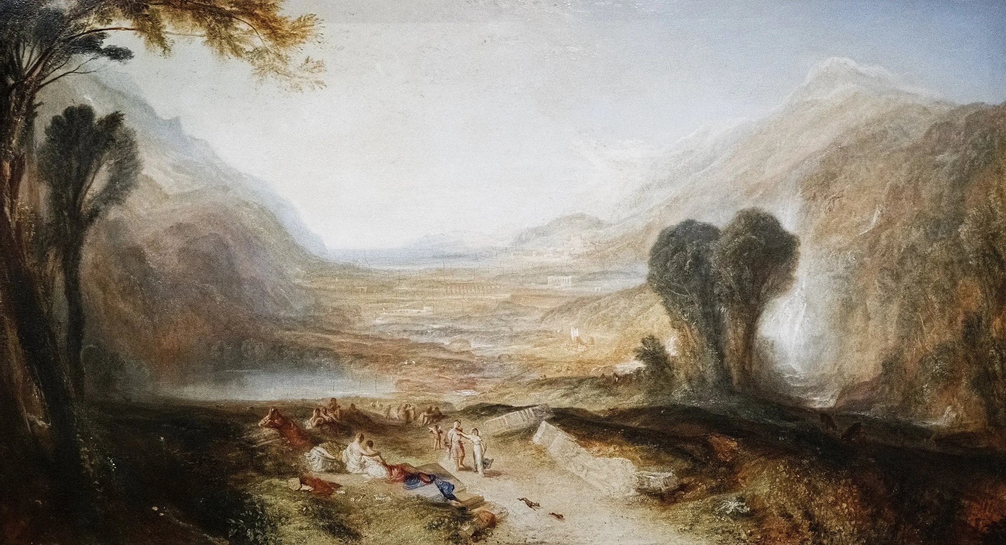 Story of Apollo and Daphne - J. M. W. Turner image 1 reproduction artisanale de tableau