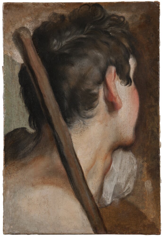 Studie av huvud - Federico Barroci image 1 reproduction réalisée par Alpha Reproduction