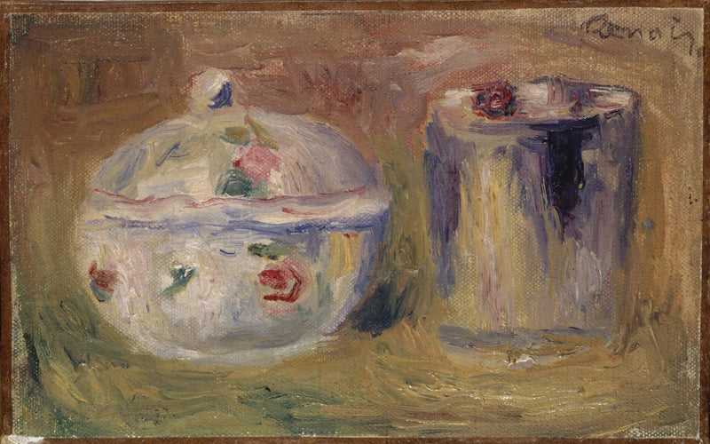 Sucrier et timbale - Pierre-Auguste Renoir