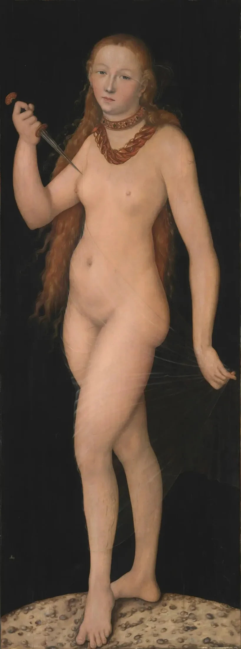 Suicide de Lucrèce - Lucas Cranach the Elder image 1 copie de tableau peinte à la main