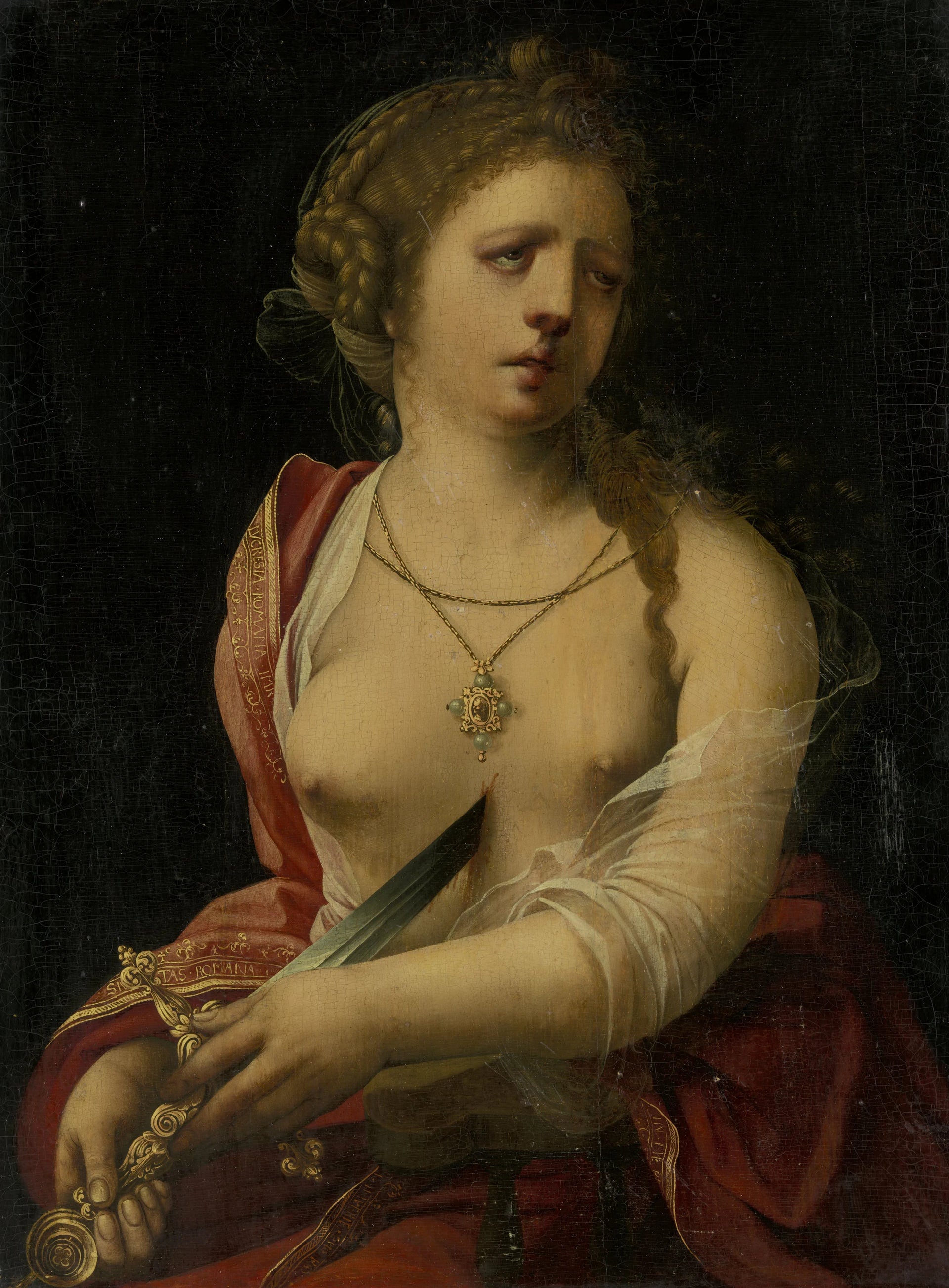 Le suicide de Lucrèce - Cornelis Bazelaere