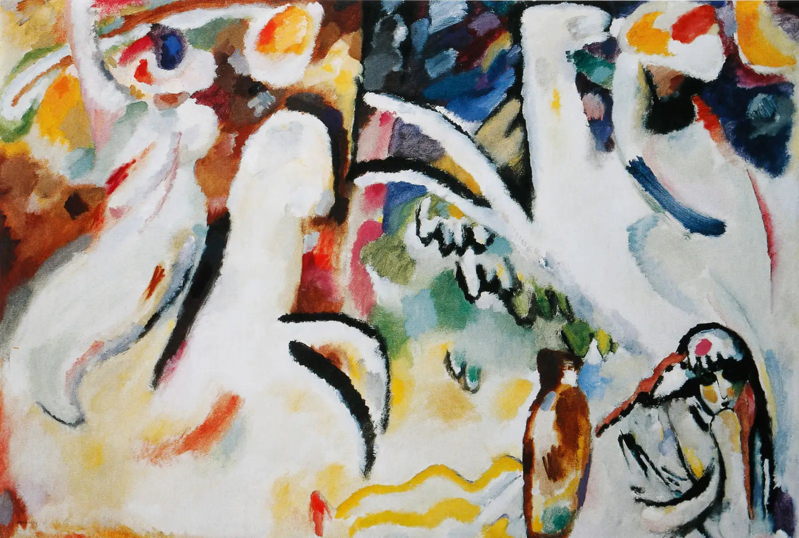 Suite orientale (Arabes III) - Vassily Kandinsky image 1 reproduction de peinture à l’huile