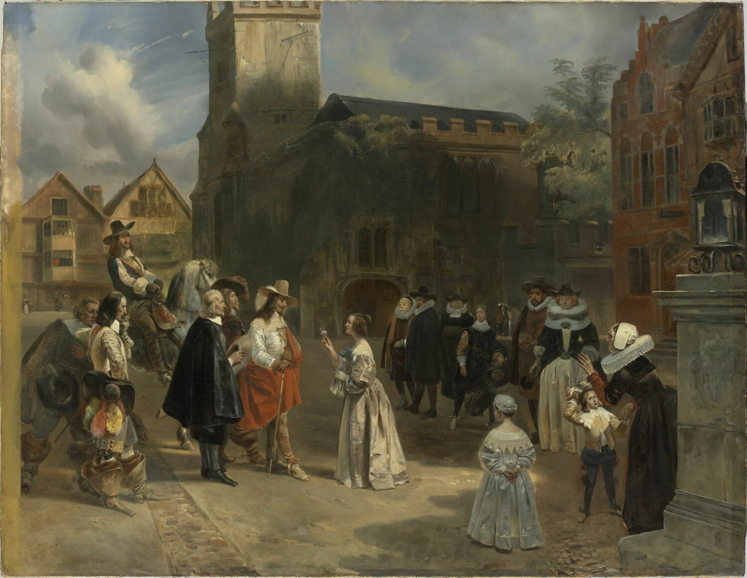 Sujet tiré de la vie du roi Charles Ier d'Angleterre - Eugène Lami