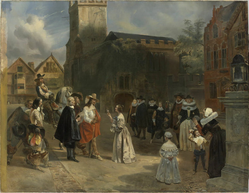 Sujet tiré de la vie du roi Charles Ier d'Angleterre - Eugène Lami