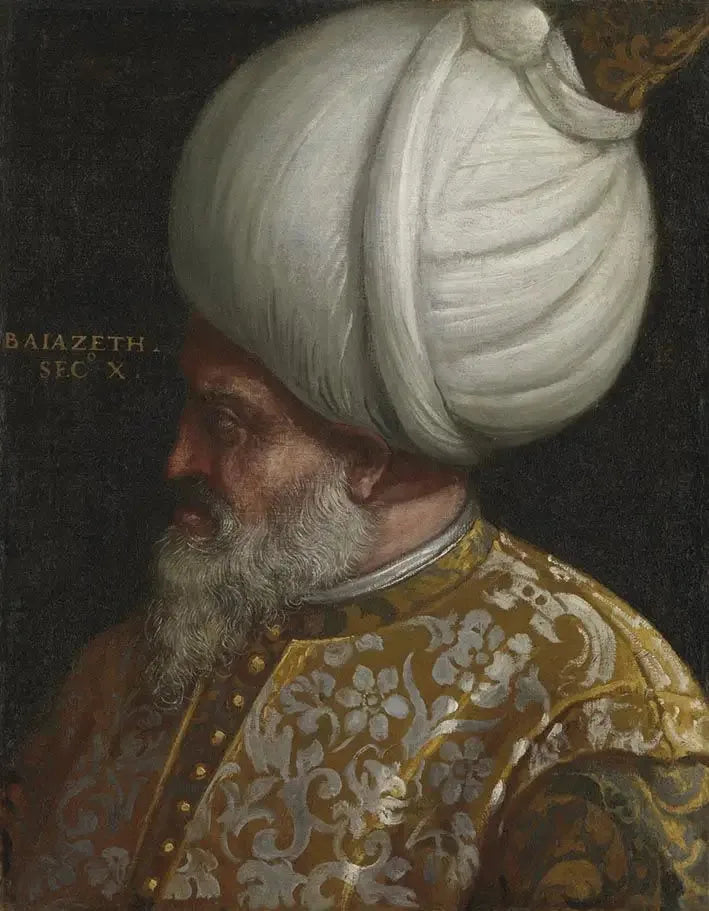 Sultan Bajozeth II. - Paul Véronèse image 1 copie peinte à la main à l’huile