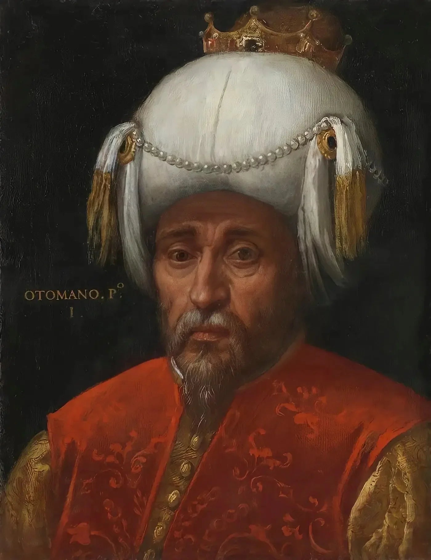Sultan Osman Ier - Paul Véronèse image 1 copie peinte à la main à l’huile