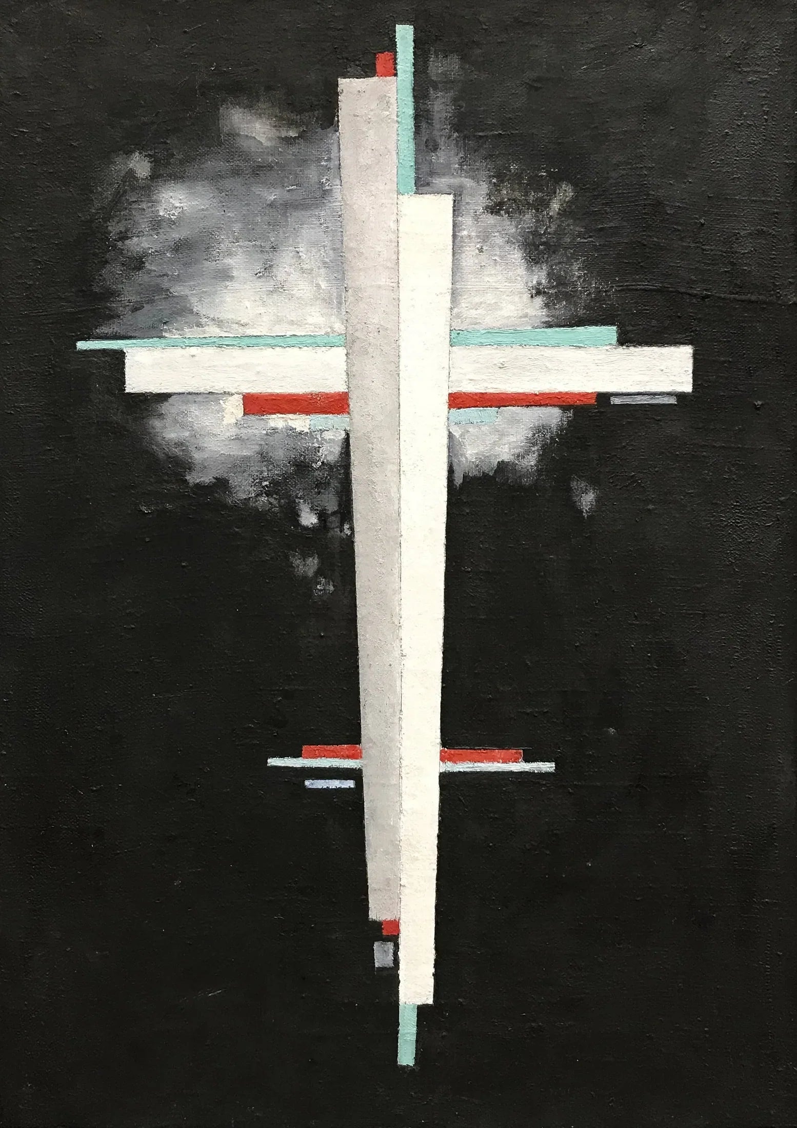 Suprematism - Ilia Tchachnik image 1 copie peinte à la main à l’huile