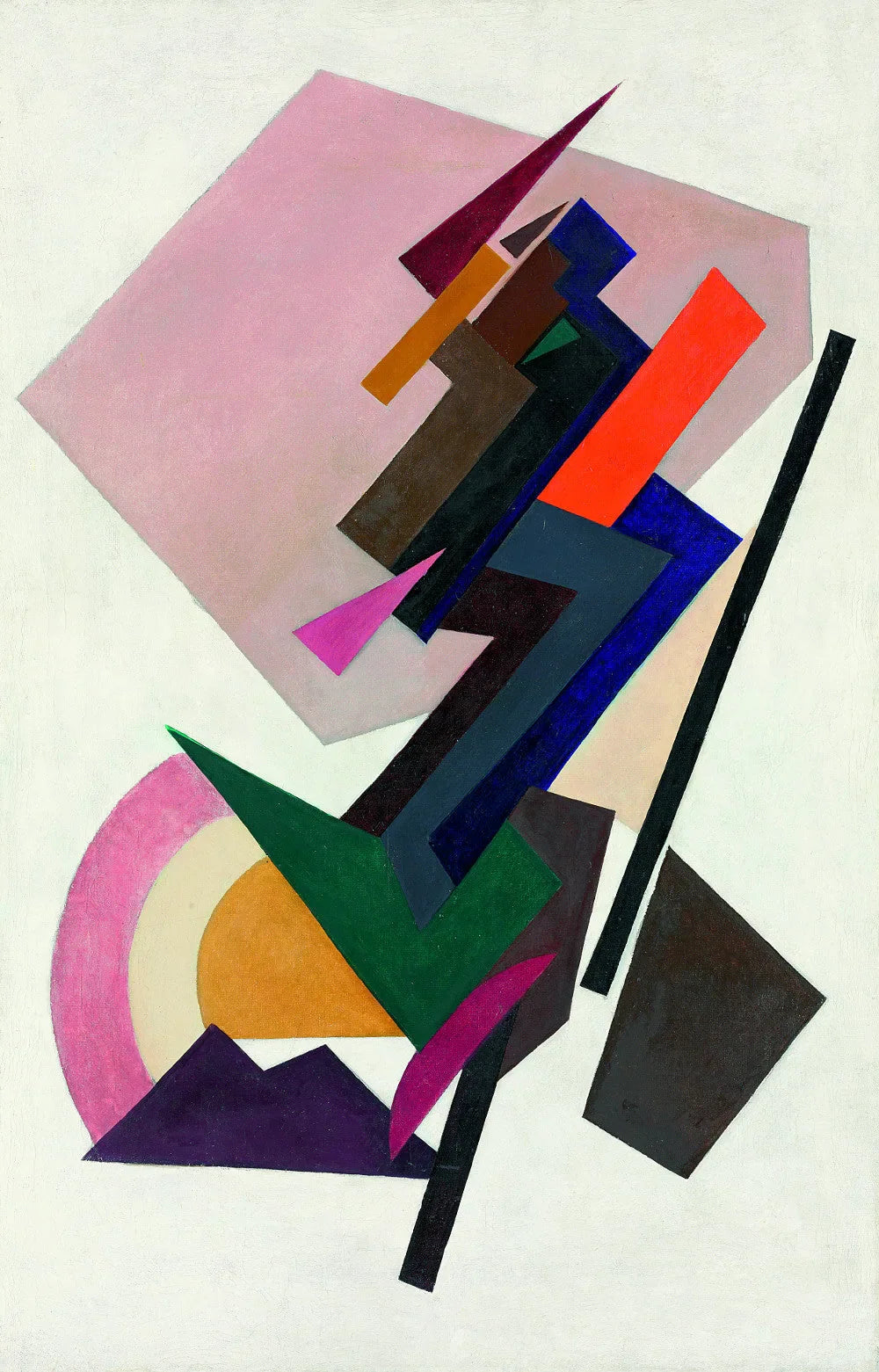 Suprématisme - Olga Rozanova image 1 copie de tableau peinte à la main