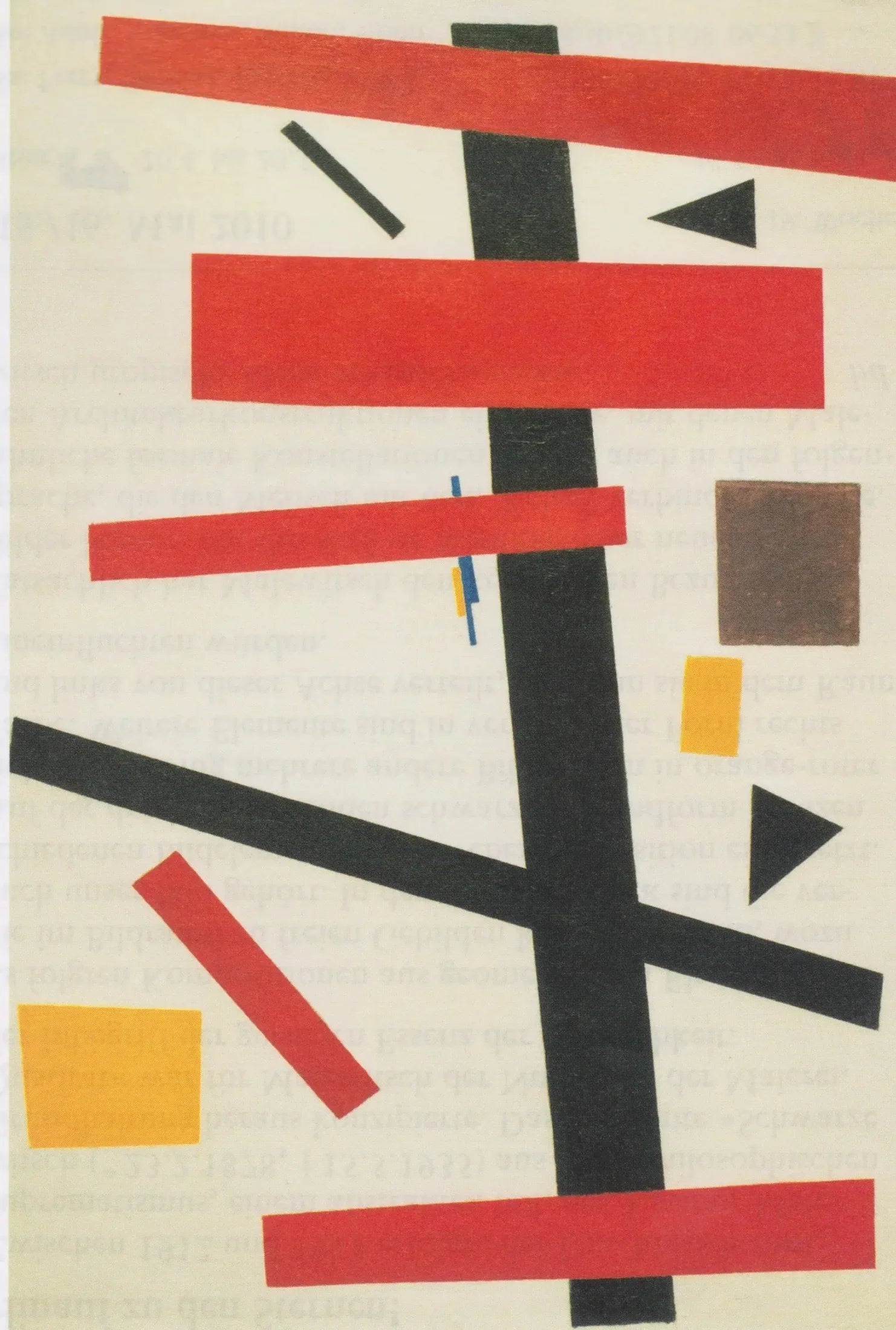 Supremus n° 50 - Kazimir Malevich image 1 copie de tableau peinte à la main