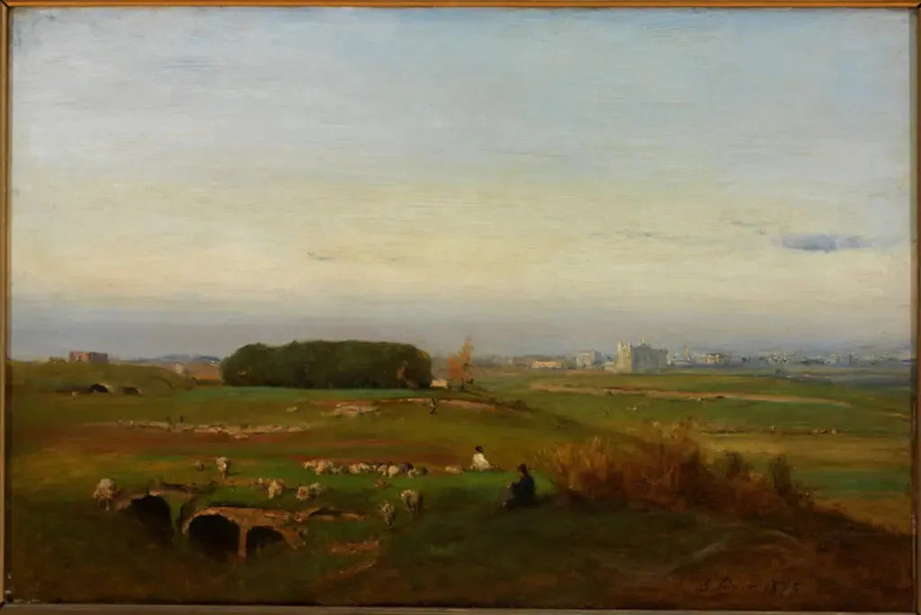 Sur la campagne - George Inness image 1 reproduction artisanale de tableau