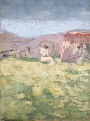 Sur la plage - Édouard Vuillard image 1 reproduction de peinture à l’huile
