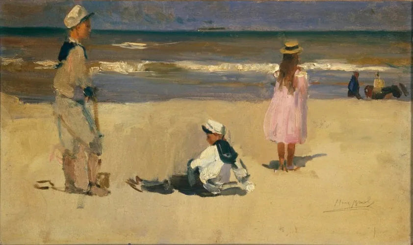 Sur la plage - Isaac Israëls image 1 tableau peint à l’huile sur toile
