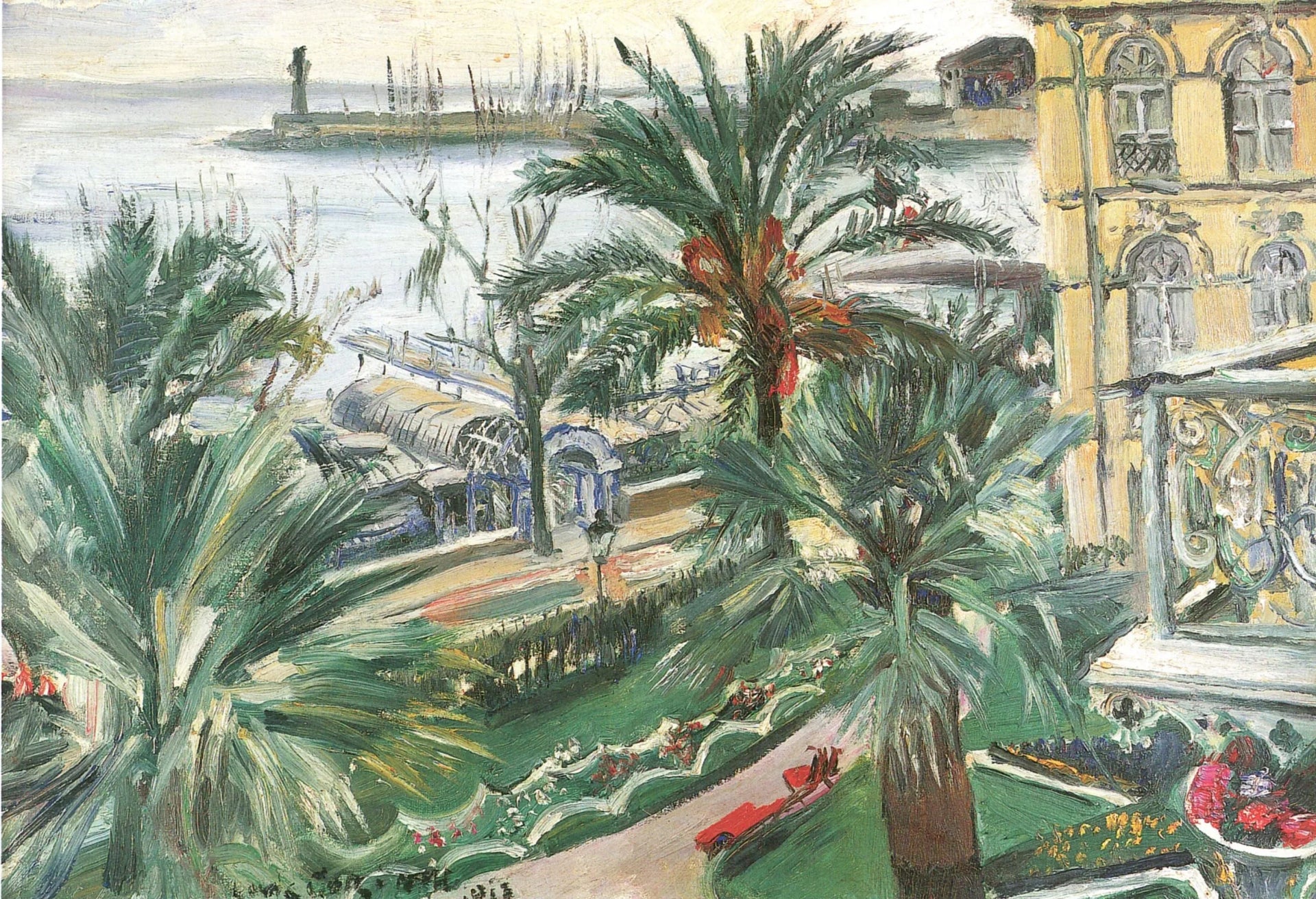 Sur la Riviera (Mentone) - Lovis Corinth image 1 reproduction de peinture à l’huile