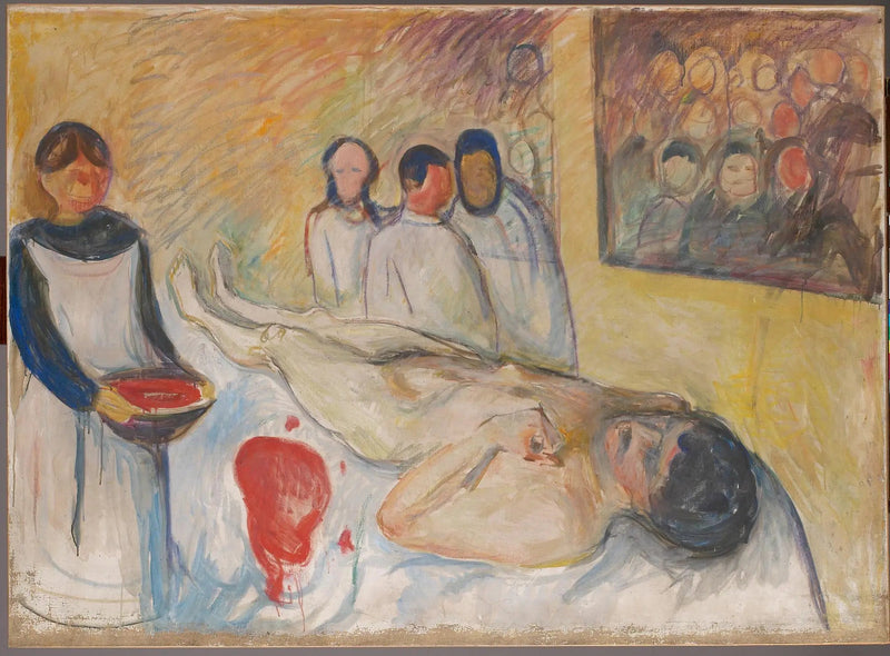 Sur la table d'opération - Edvard Munch