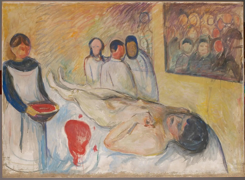 Sur la table d'opération - Edvard Munch