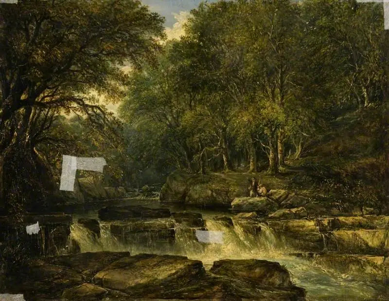 Sur la Wye, Herefordshire - John Constable image 1 copie peinte à la main à l’huile
