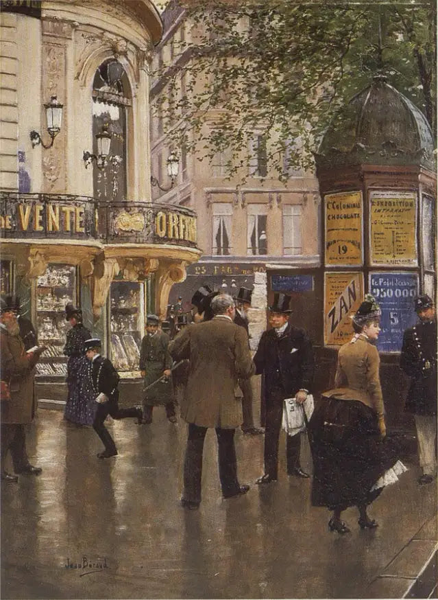 Sur le boulevard - Jean Béraud image 1 reproduction réalisée par Alpha Reproduction