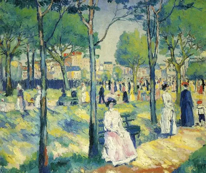 Sur le boulevard - Kazimir Malevich image 1 tableau peint à l’huile sur toile