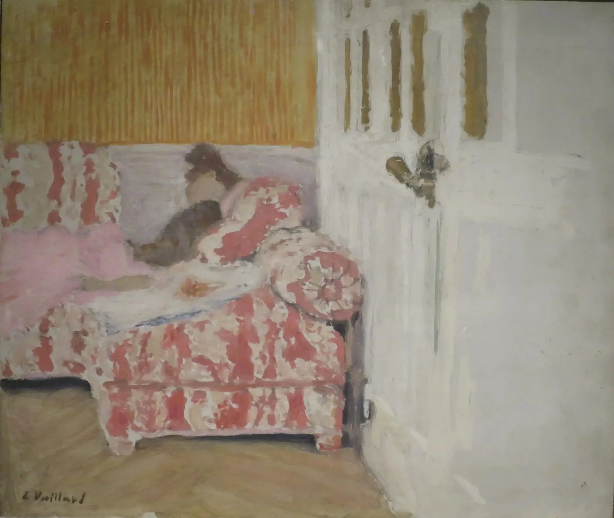 Sur le canapé - Édouard Vuillard image 1 reproduction d’œuvre d’art à l’huile